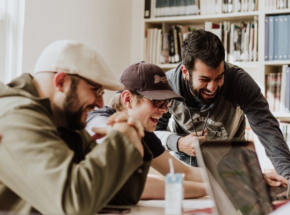 Three Developers Coding